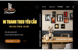 In tranh theo yêu cầu cho khách khu vực TPHCM, Hà Nội