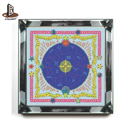 Tranh Khung Gương Bạc Zodiac No.2