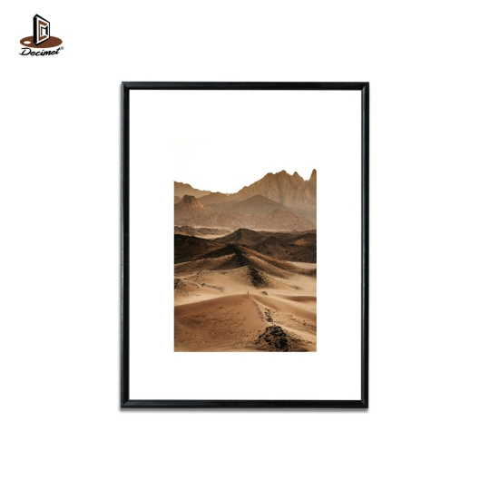 Tranh Khung Composite Đen Mỏng National Park. Death Valley