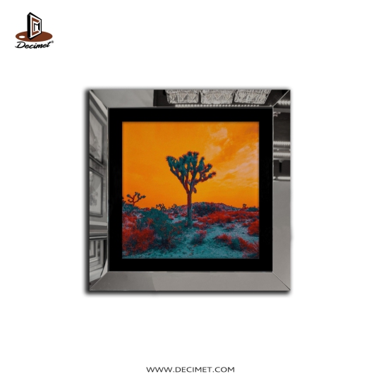 Tranh Khung Gương Bạc Joshua Tree