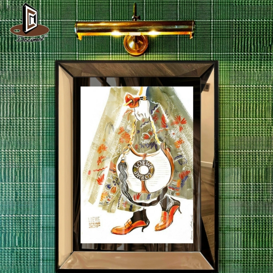 Tranh Khung Gương Bạc Accessory from Loewe Painting