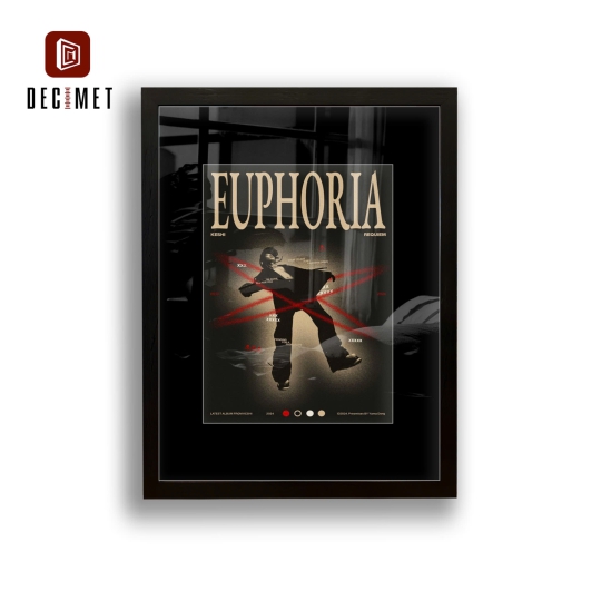 Tranh Khung Composite Đen Gân Euphoria