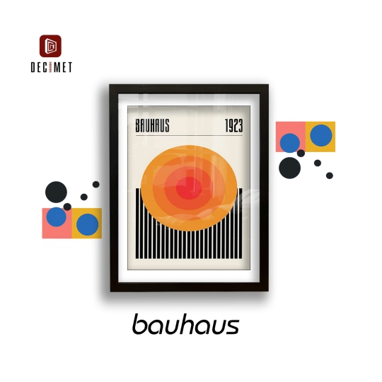 Tranh Khung Composite Đen Gân Black Bauhaus