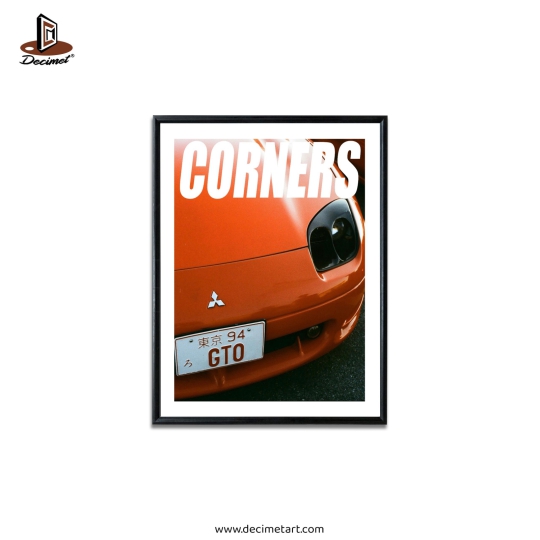 Tranh Khung Composite Đen Mỏng Corners. Mitsubishi
