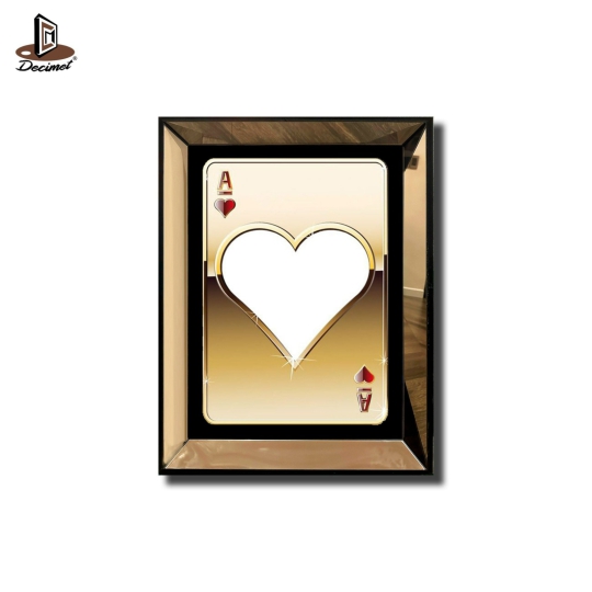 Tranh Khung Gương Trà Casino Card No.2