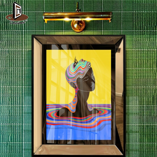 Tranh Khung Gương Bạc Art Rock - France — Gina Kiel