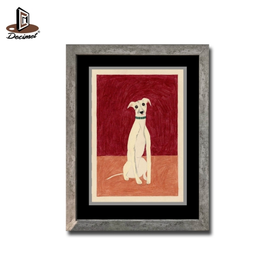  Poster White Greyhound 