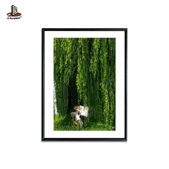Poster Painter And Tree