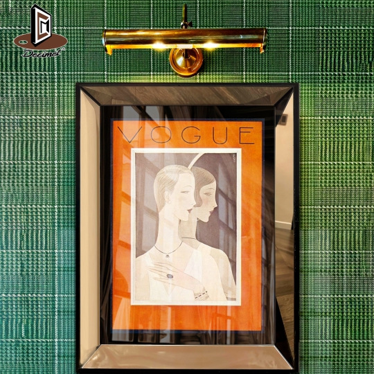 Tranh Khung Gương Bạc Vouge #1