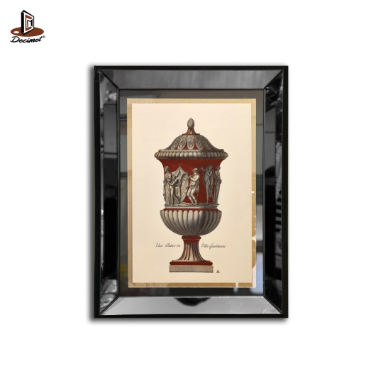 Tranh Khung Gương Đen Antonini Vase 