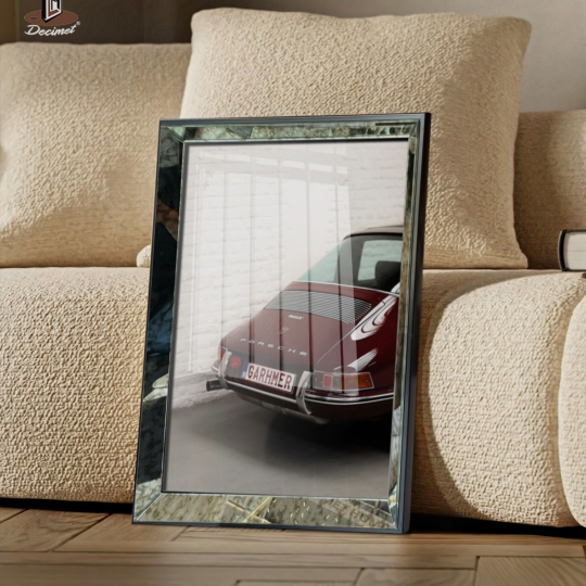 Tranh Khung Gương Bạc Porsche 912