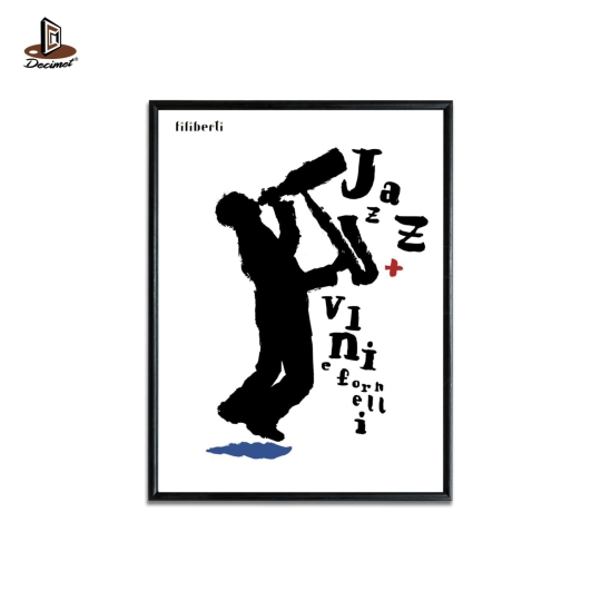 Tranh Khung Composite Đen Mỏng Jazz + Vini E Fornelli