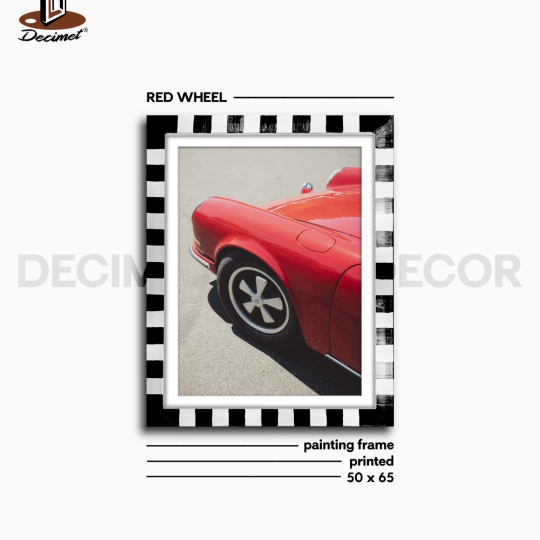  Tranh Khung Composite Vẽ Tay Red Wheel