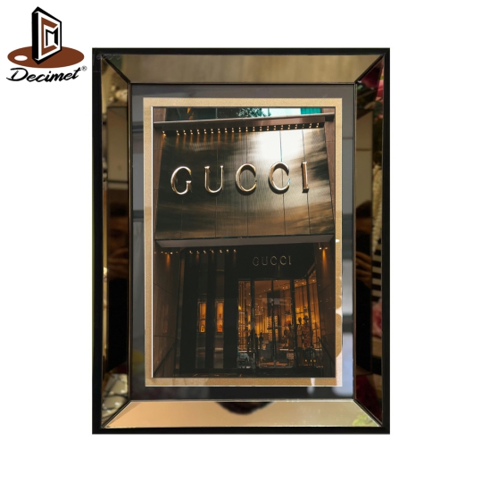 Tranh Khung Gương Trà Gucci In HCMC