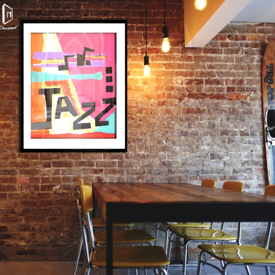Poster Jazz Vintage Music Art