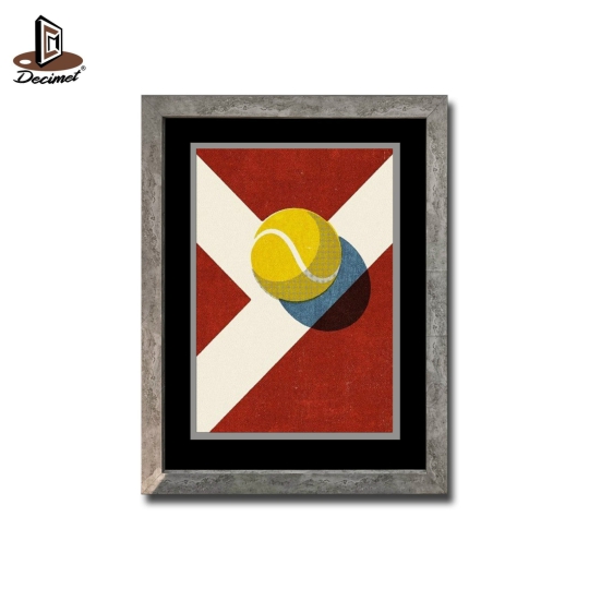 Poster Ball Tennis Clay