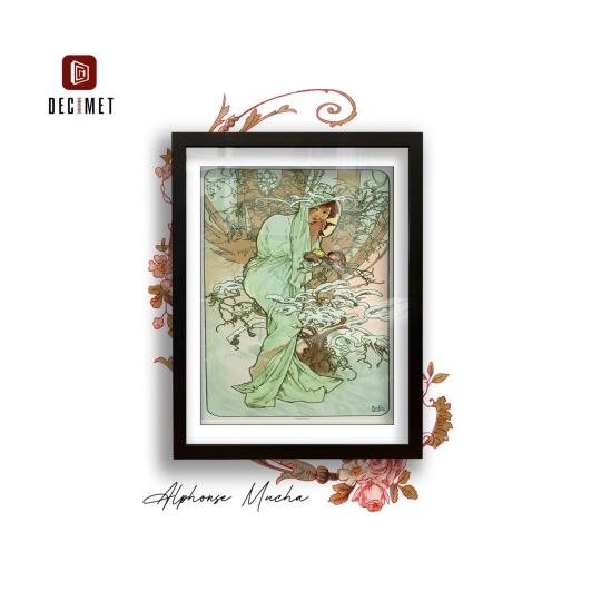 Tranh Khung Composite Đen Gân The Seasons: Winter