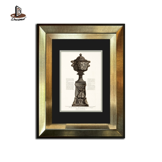 Tranh Khung Composite Ghép Bình Hoa Biểu Tượng Ai Cập  Giovanni Battista Piranesi