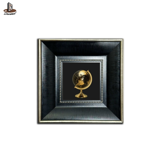 Tranh Khung Composite Đen Gold Bản To Golden Global