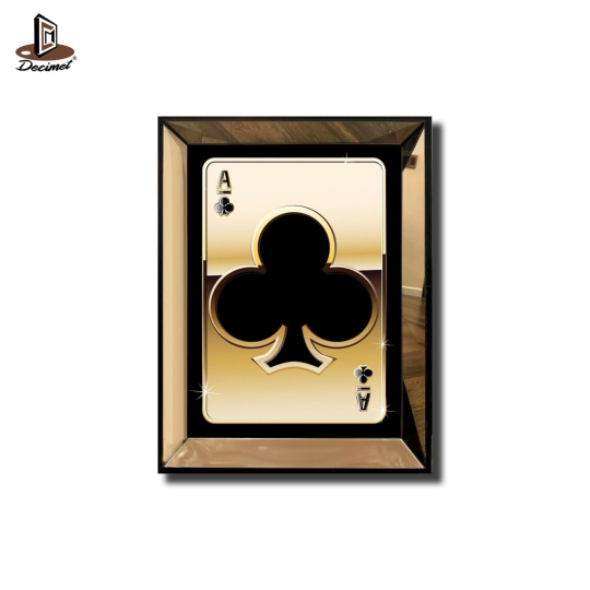 Tranh Khung Gương Trà Casino Card No.3