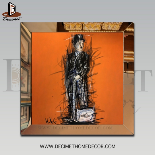 Tranh Khung Gương Vuông Charlot Hermes