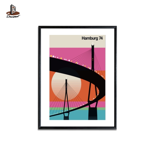 Poster Hamburg 74 
