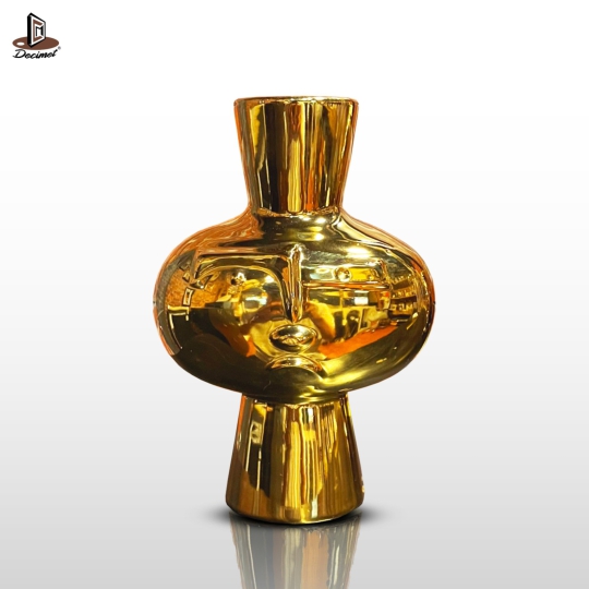 Bình Gốm Gold Face No.1