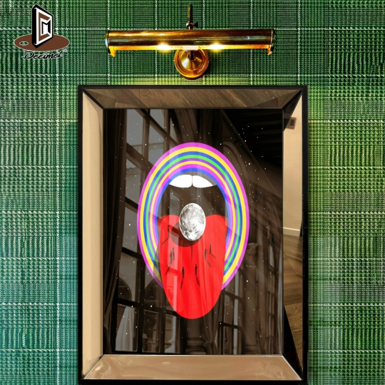 Tranh Khung Gương Bạc Tunes Of I — Gina Kiel No.1