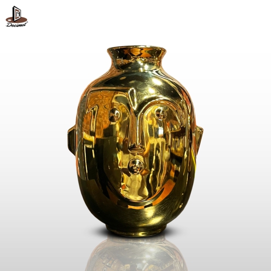 Bình Gốm Gold Face No.3
