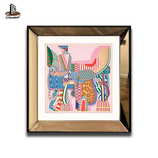 Tranh Khung Gương Vuông Sell Hermes Jan Bajtlik Scarf 90