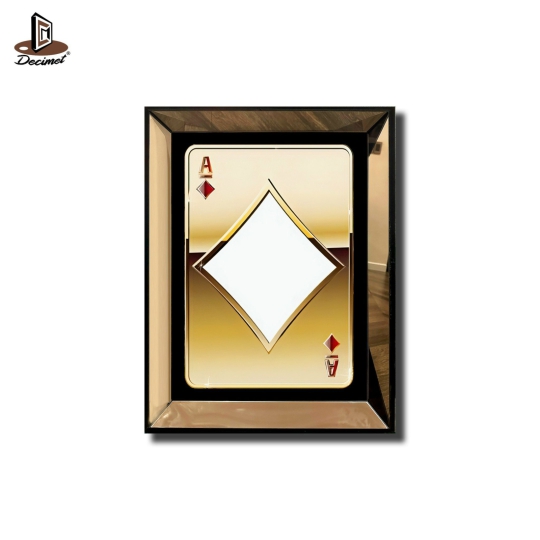 Tranh Khung Gương Trà Casino Card No.1