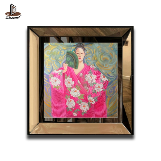 Tranh Khung Gương Trà ORIENT