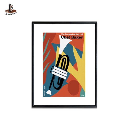 Poster Aesthetic Vintage Jazz Music