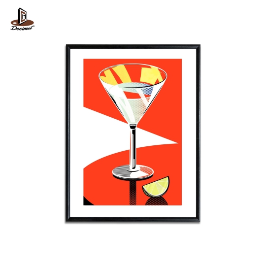 Poster Glassware Guide Home Bar