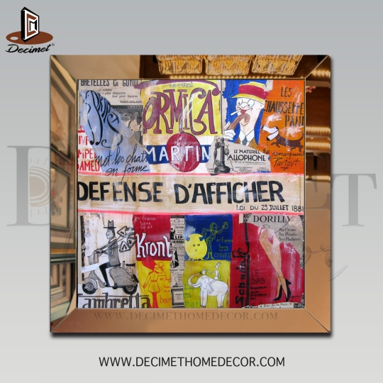 Tranh Khung Gương Trà Defense D'afficher