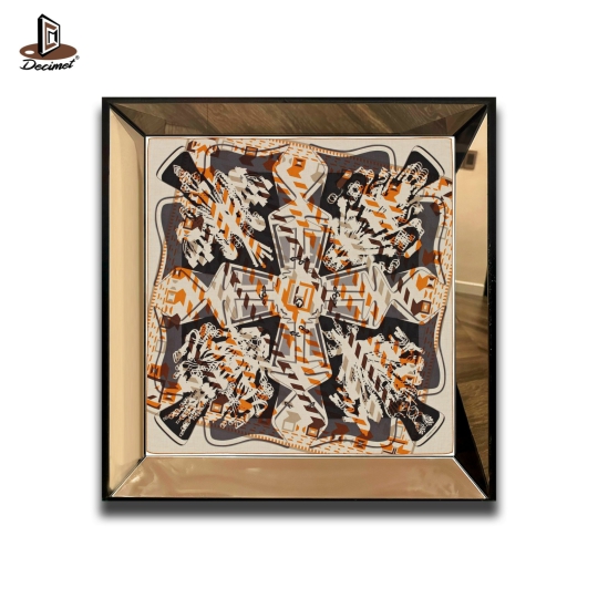 Tranh Khung Gương Vuông Hermes No.3