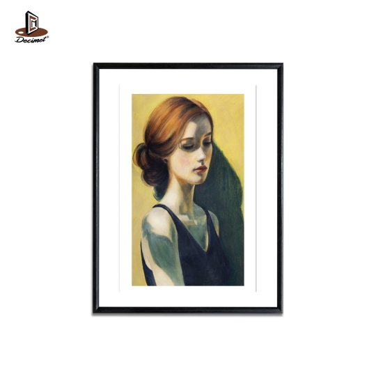 Poster Portrait of a Young Woman