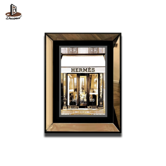 Tranh Khung Gương Trà Store Hermes 
