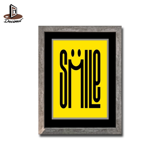 Tranh Khung Composite Giả Bê Tông Smile