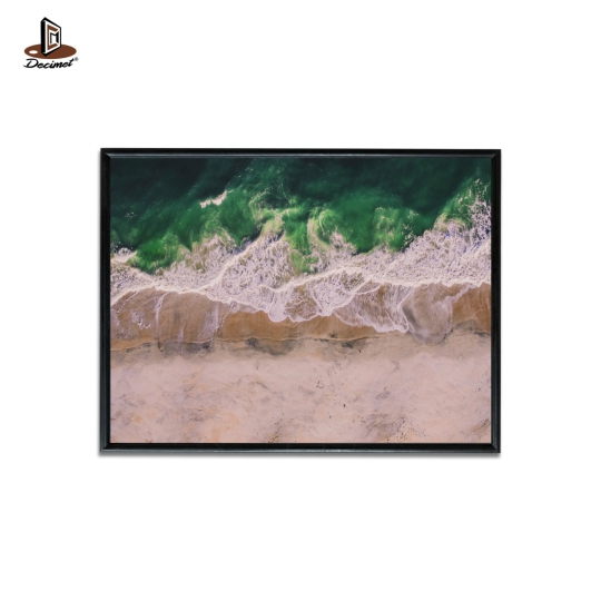 Tranh Khung Composite Đen Mỏng Water Above Malibu