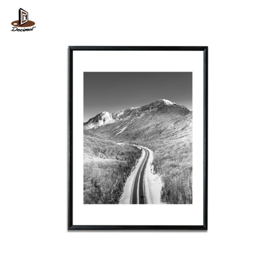 Road Passing by Mountain