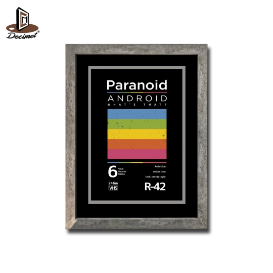 Tranh Khung Composite Giả Bê Tông Paranoid Android