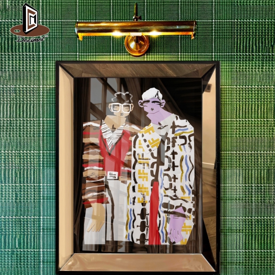 Tranh Khung Gương Bạc FENDI A/W 20 MENSWEAR