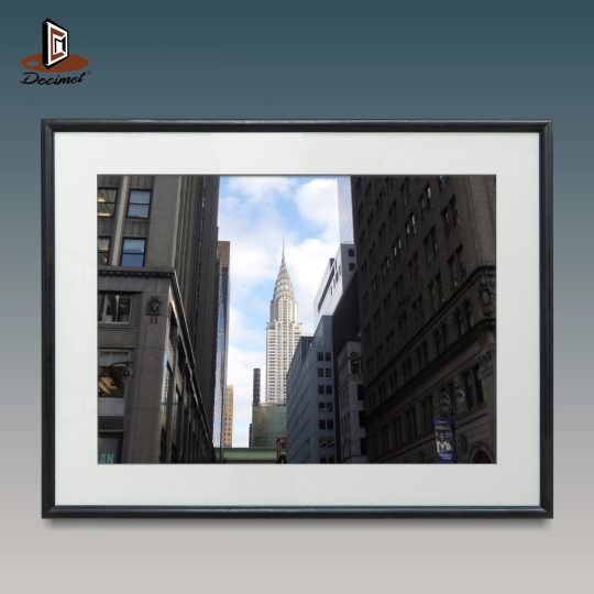 Tranh Khung Composite Đen Mỏng Chrysler Building