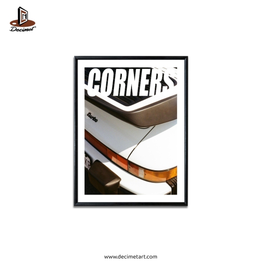 Tranh Khung Composite Đen Mỏng  FrameCorners. Turbo