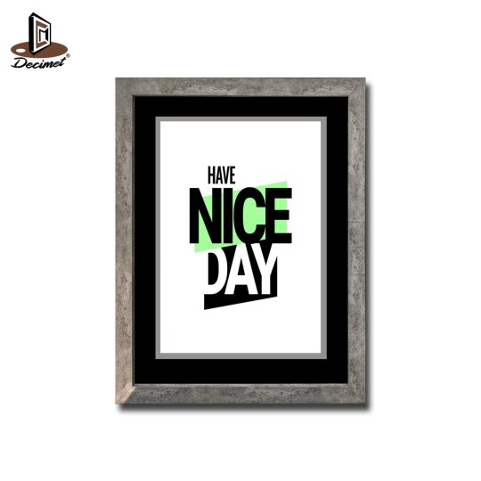Tranh Khung Composite Giả Bê Tông Have Nice Day