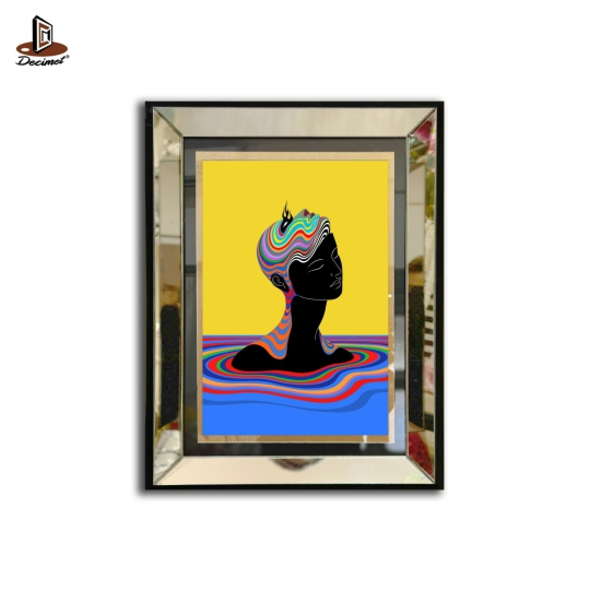 Tranh Khung Gương Bạc Art Rock - France — Gina Kiel
