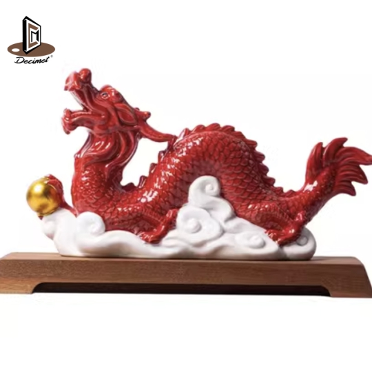 Red Dragon Figurine