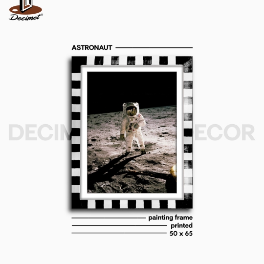 Tranh Khung Composite Vẽ Tay NASA. Apollo 11