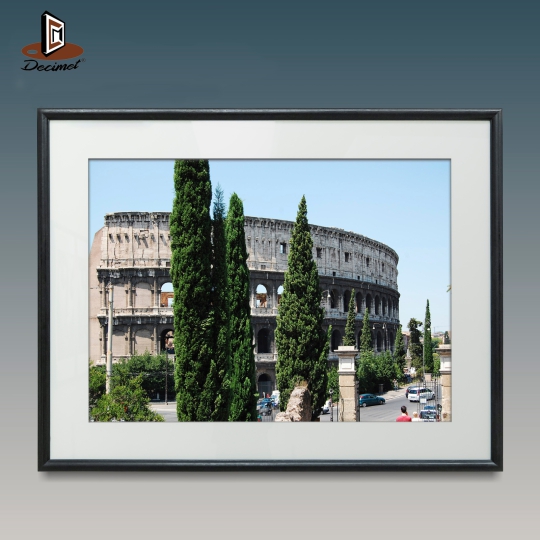 Tranh Khung Composite Đen Mỏng The Colosseum
